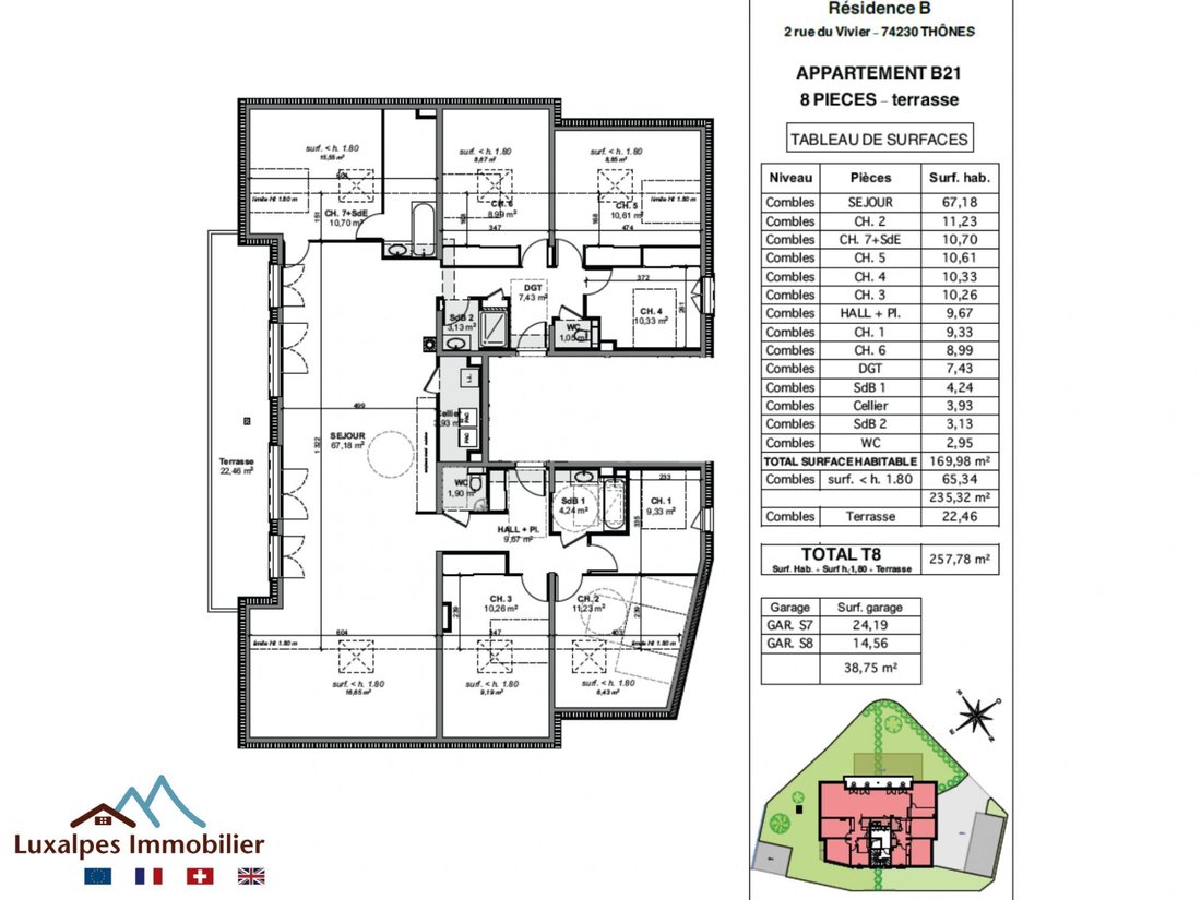 Apartment in Sud, Thones, France 2 - 16581657