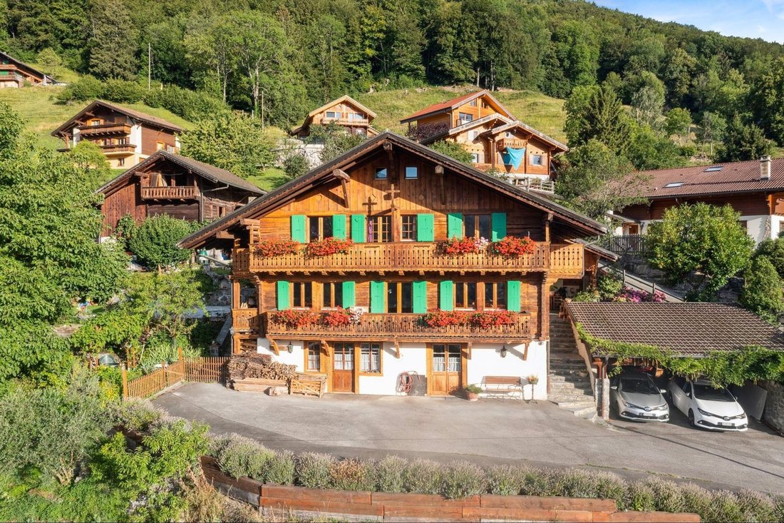 Magnificent Chalet With Cachet, Sunny Location, Garden And Mazot