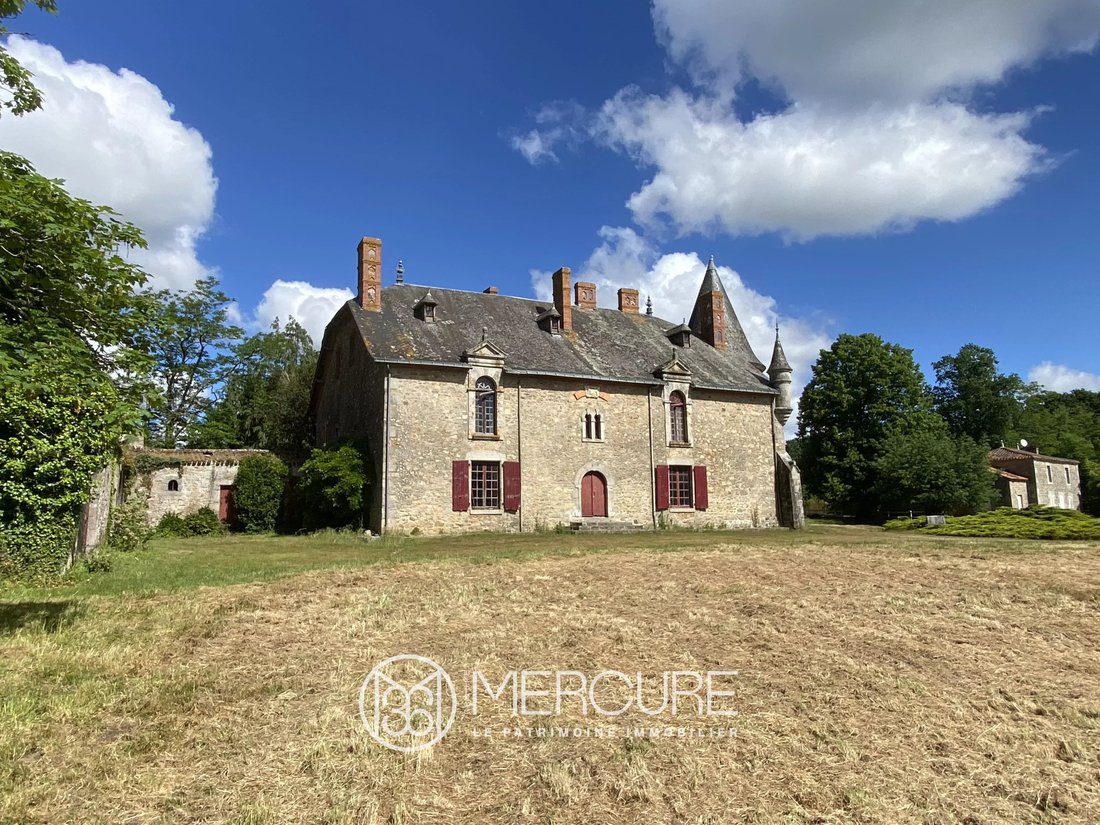 Castle in Moutiers-les-Mauxfaits, Pays de la Loire, France 3 - 17980320