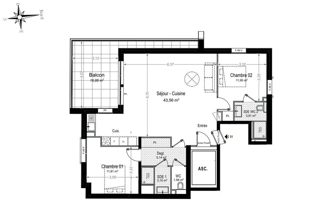 Apartment in Juan les Pins-Gallice, Antibes, France 4 - 17975012