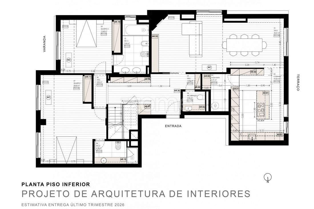 Appartement à Santa Marinha et Sao Pedro da Afurada, District de Porto, Portugal 4 - 17623030