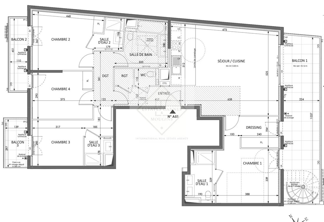 Apartment in Supérieur, Beausoleil, France 3 - 17984391