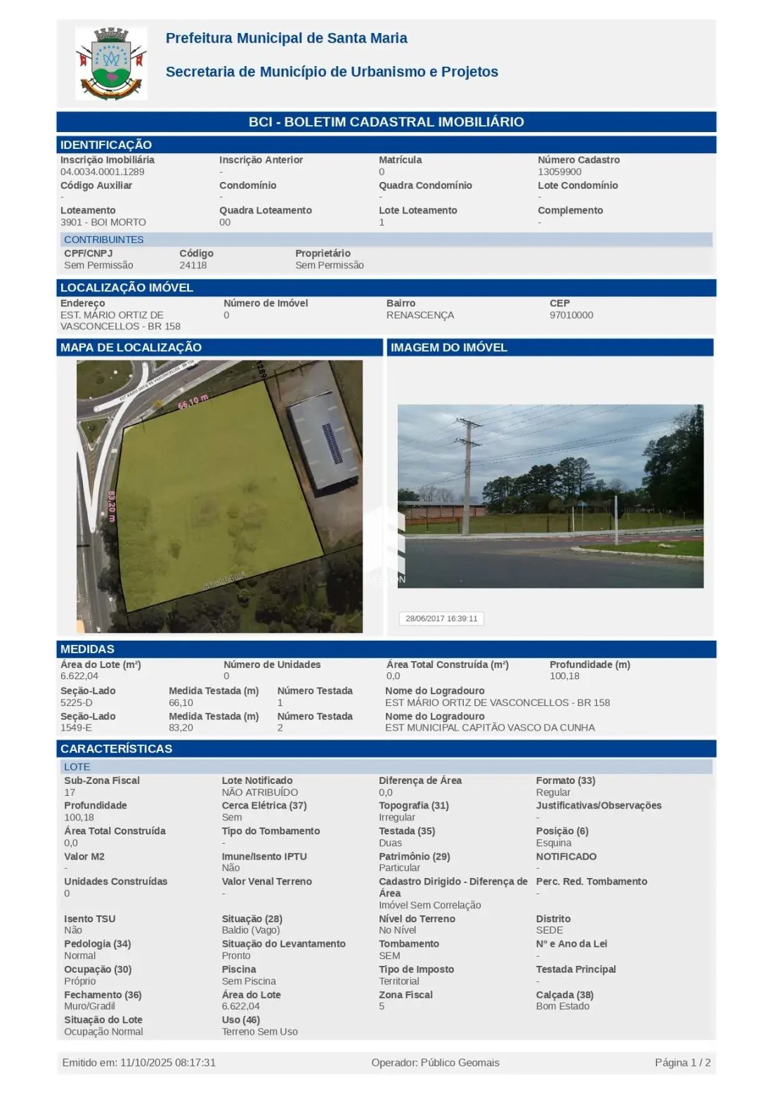 Land in Santa Maria, State of Rio Grande do Sul, Brazil 2 - 17984163
