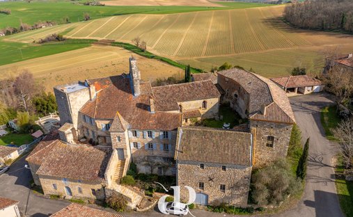 Castle in Lachapelle, Occitania, France 1