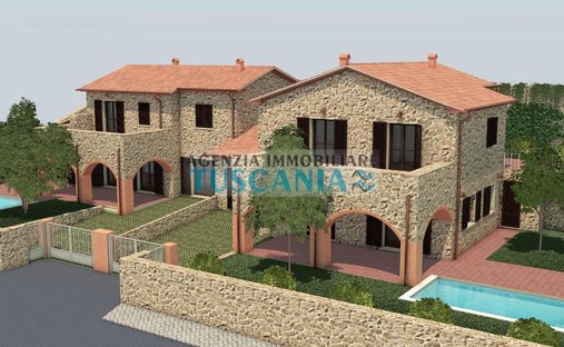 Villa in Guardistallo, Tuscany, Italy 1