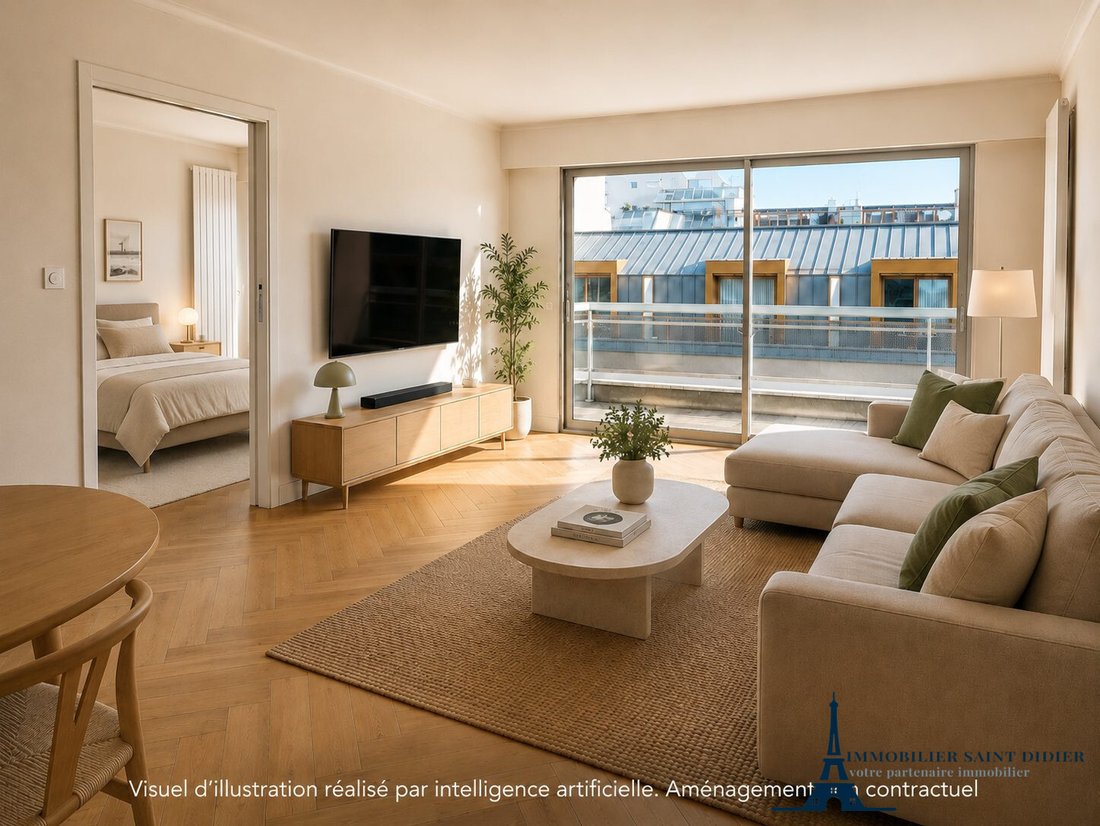 Apartment in Bois de Boulogne, Paris 16e Arrondissement, Paris 4 - 17998626