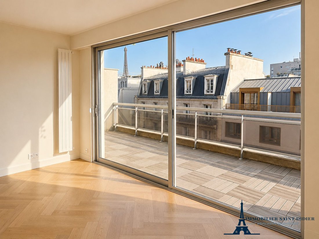 Apartment in Bois de Boulogne, Paris 16e Arrondissement, Paris 2 - 17998626