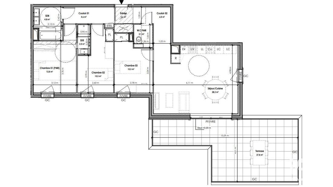 Apartment in Les Roches, Chamalieres, France 5 - 17997297