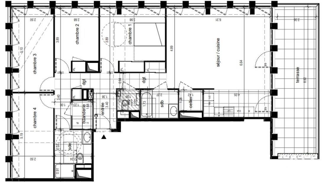 Apartment in Part Dieu, Lyon 3e Arrondissement, Lyon 5 - 17997306