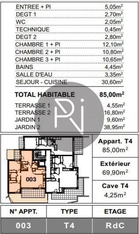 Apartment in Cités, Thonon-les-Bains, France 2 - 18009033