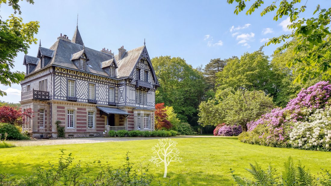 Castle in Saint-Martin-aux-Arbres, Normandy, France 3 - 17454328
