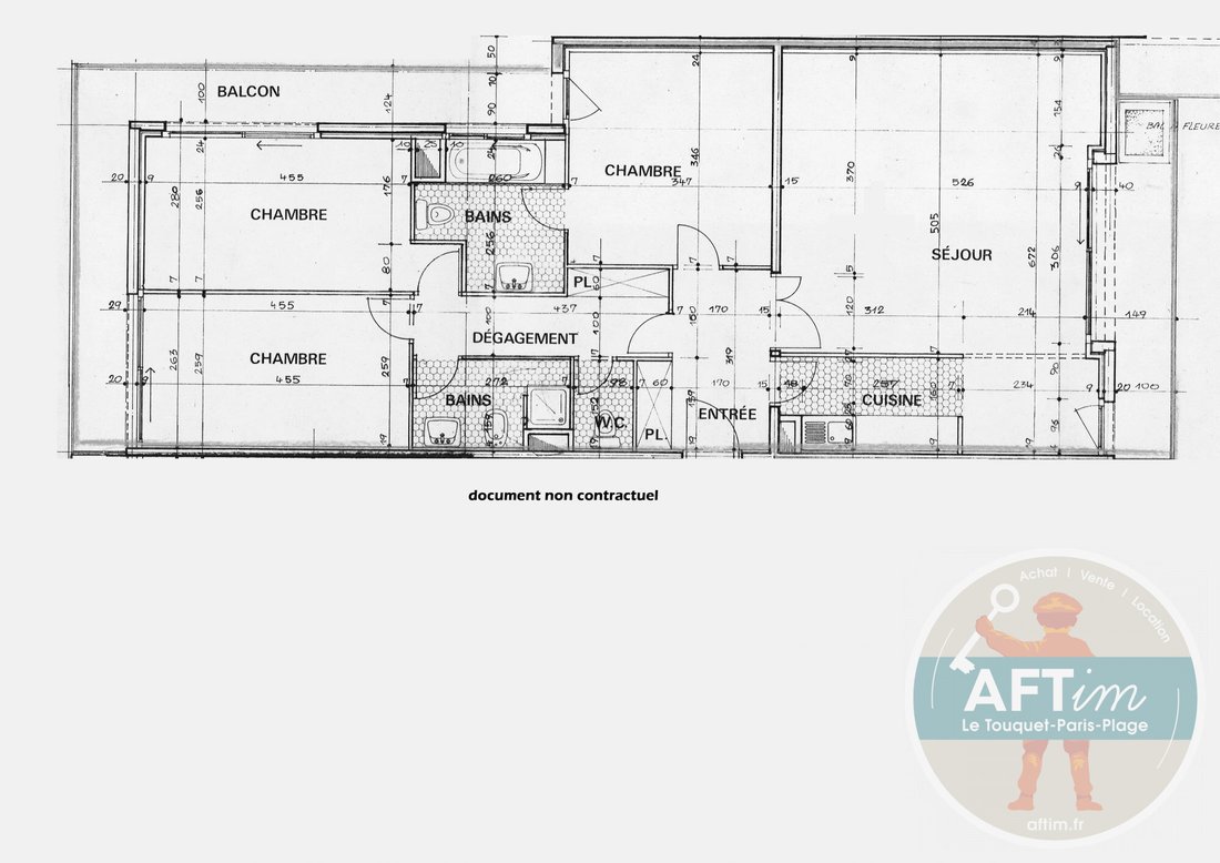 Apartment in Zone Industrielle-Forêt, Le Touquet-Paris-Plage, France 3 - 18009094