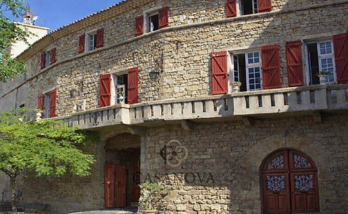 Chateau in Murviel-lès-Béziers, Okzitanien, Frankreich 1