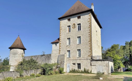 Castello a Bregnier-Cordon, Auvergne-Rodano-Alpi, Francia 1