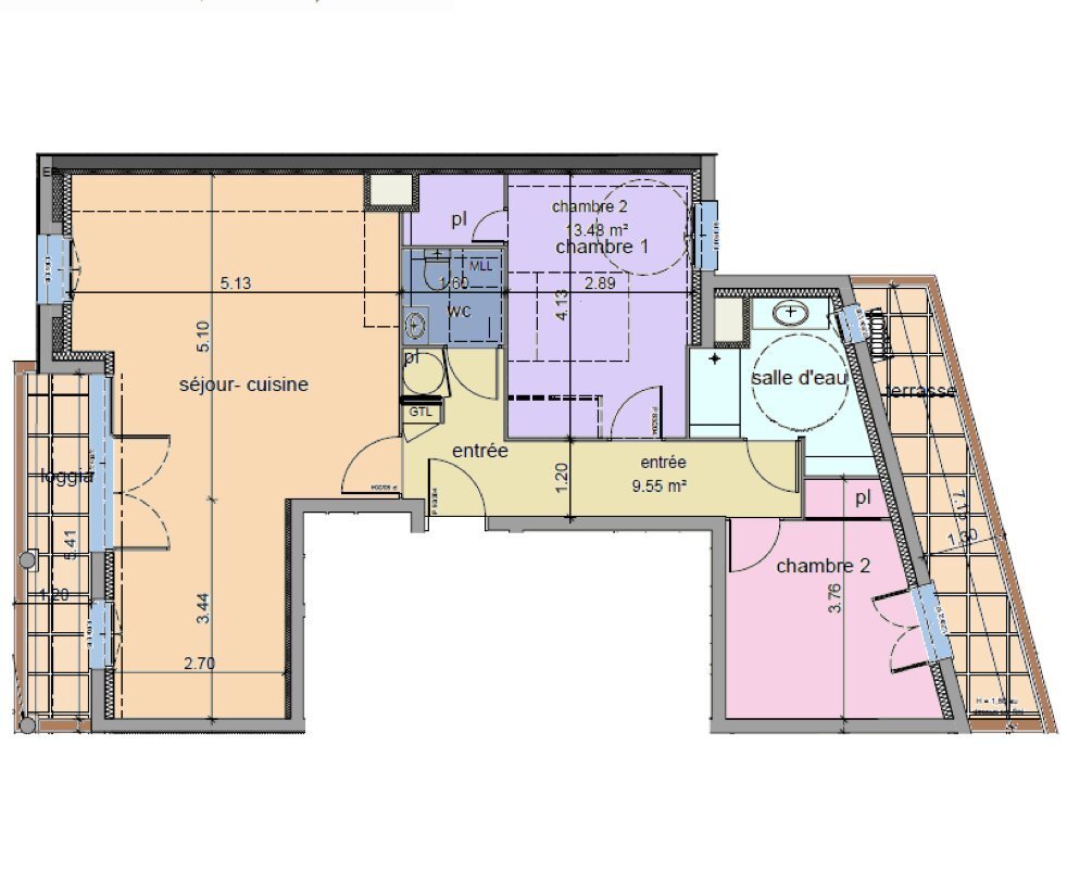 Apartment in Port Marianne, Montpellier, France 5 - 18010673