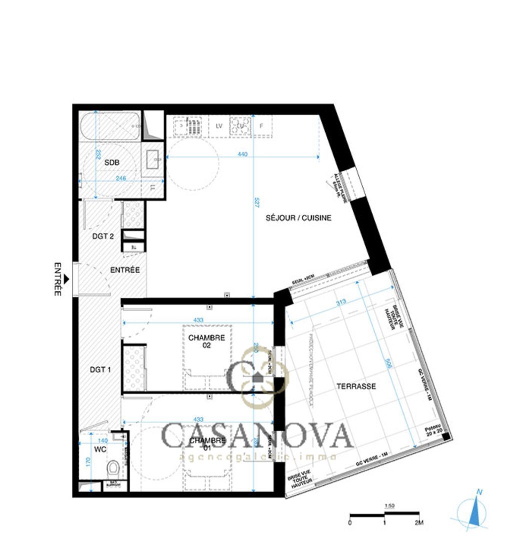 Apartment in Nord, Saint-Clement-de-Riviere, France 4 - 18010624