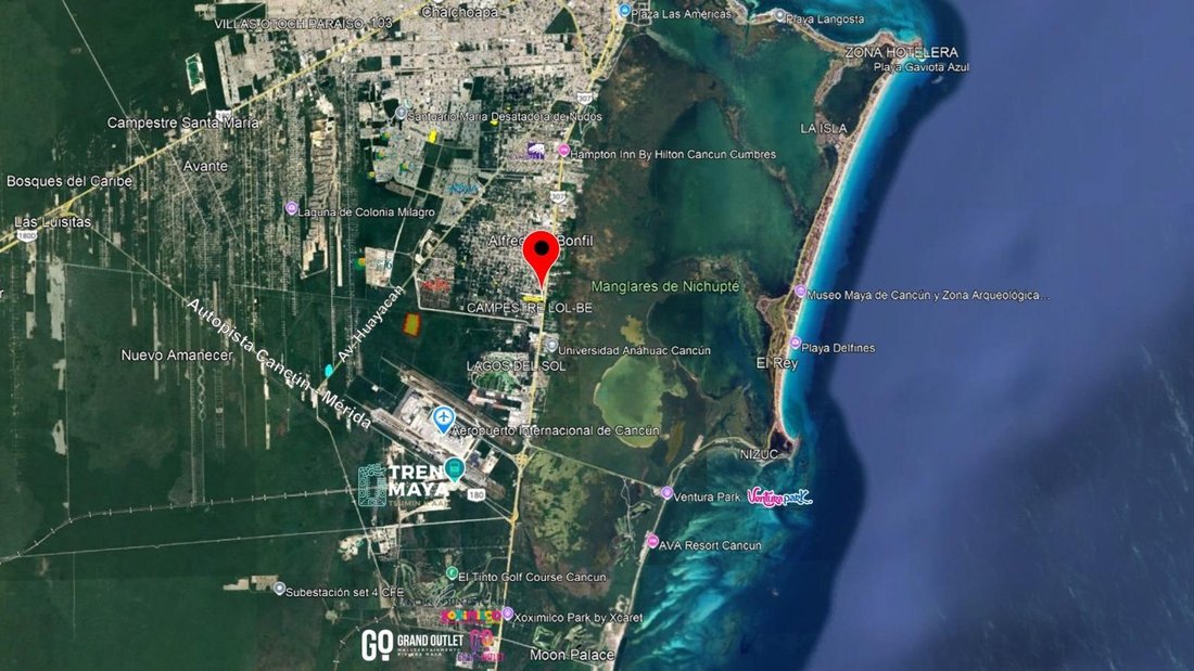 Terreno a Cancún, Quintana Roo, Messico 3 - 18006737