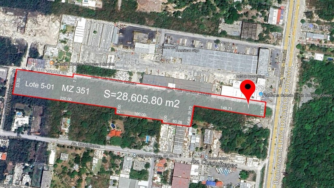 Terreno a Cancún, Quintana Roo, Messico 1 - 18006737