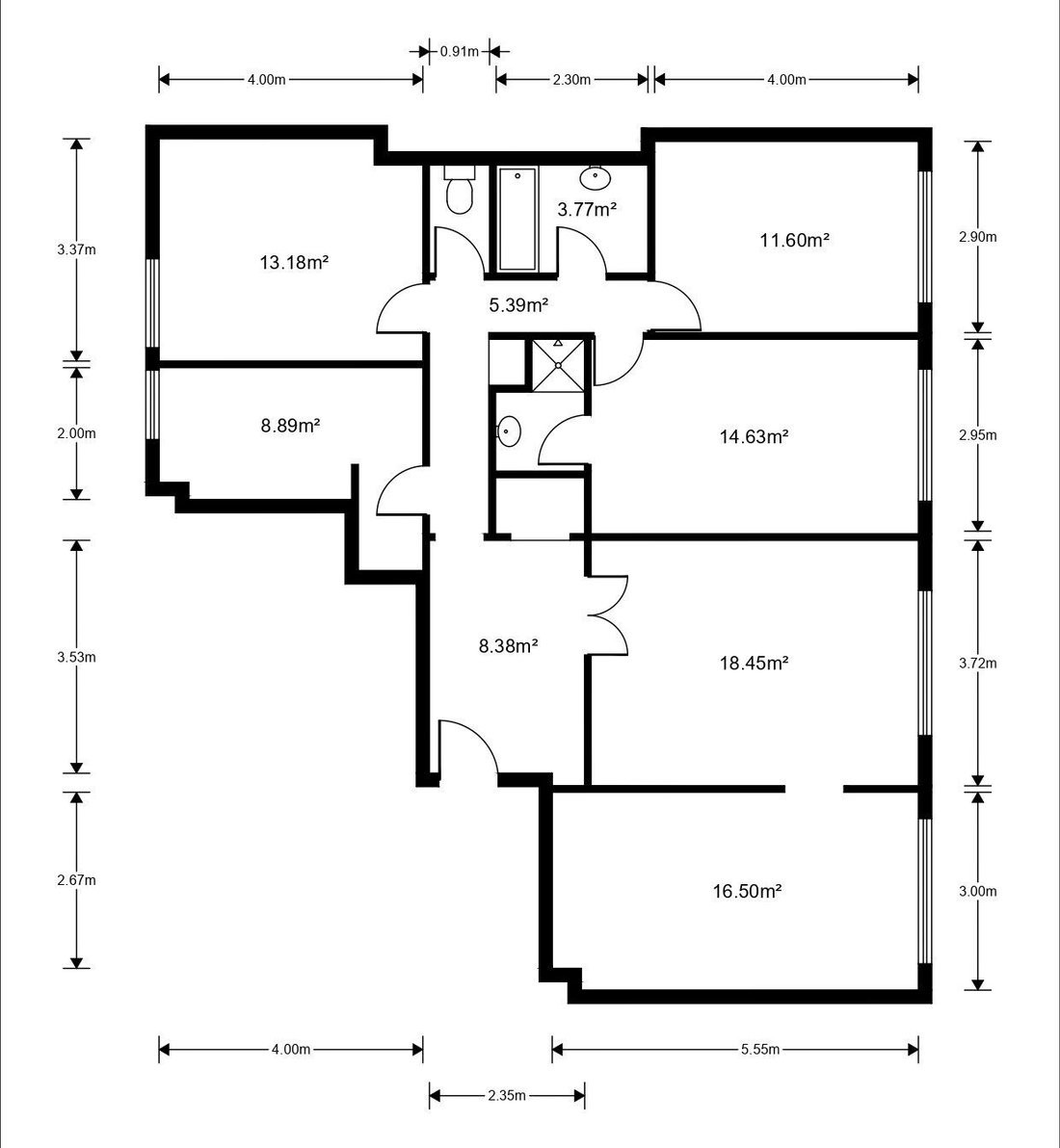 Apartment in Violet Commerce, Paris 15e Arrondissement, Paris 4 - 17912447