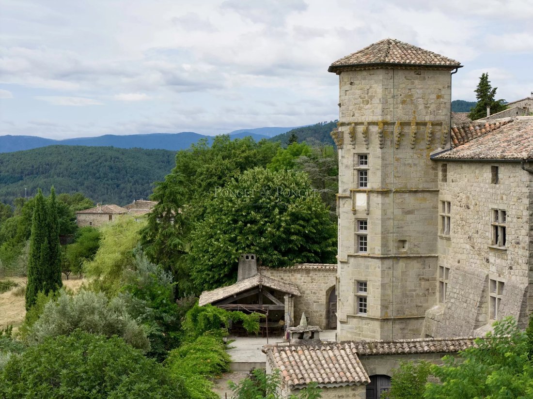 Castle in Joyeuse, Auvergne-Rhône-Alpes, France 1 - 16145898