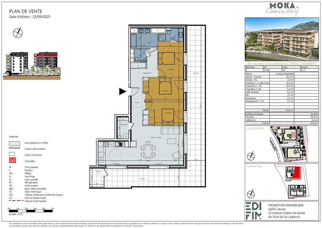 Apartment in Chambery, Auvergne-Rhône-Alpes, France 2 - 17140224