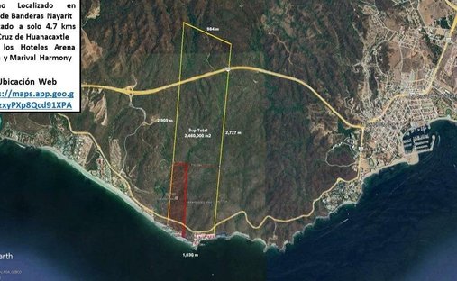Terreno a Valle de Banderas, Nayarit, Messico 1
