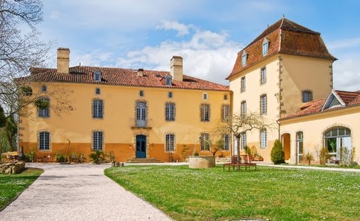 Castle in Marciac, Occitania, France 1