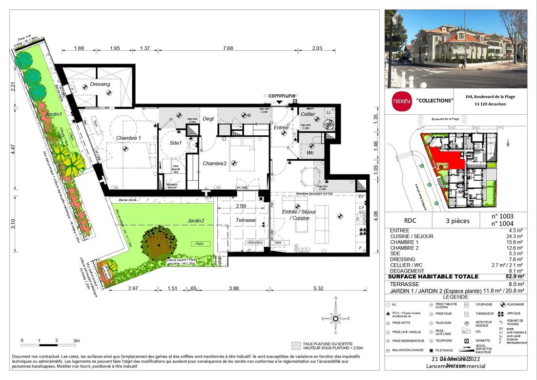 Apartment in Aiguillon, Arcachon, France 2 - 18008700