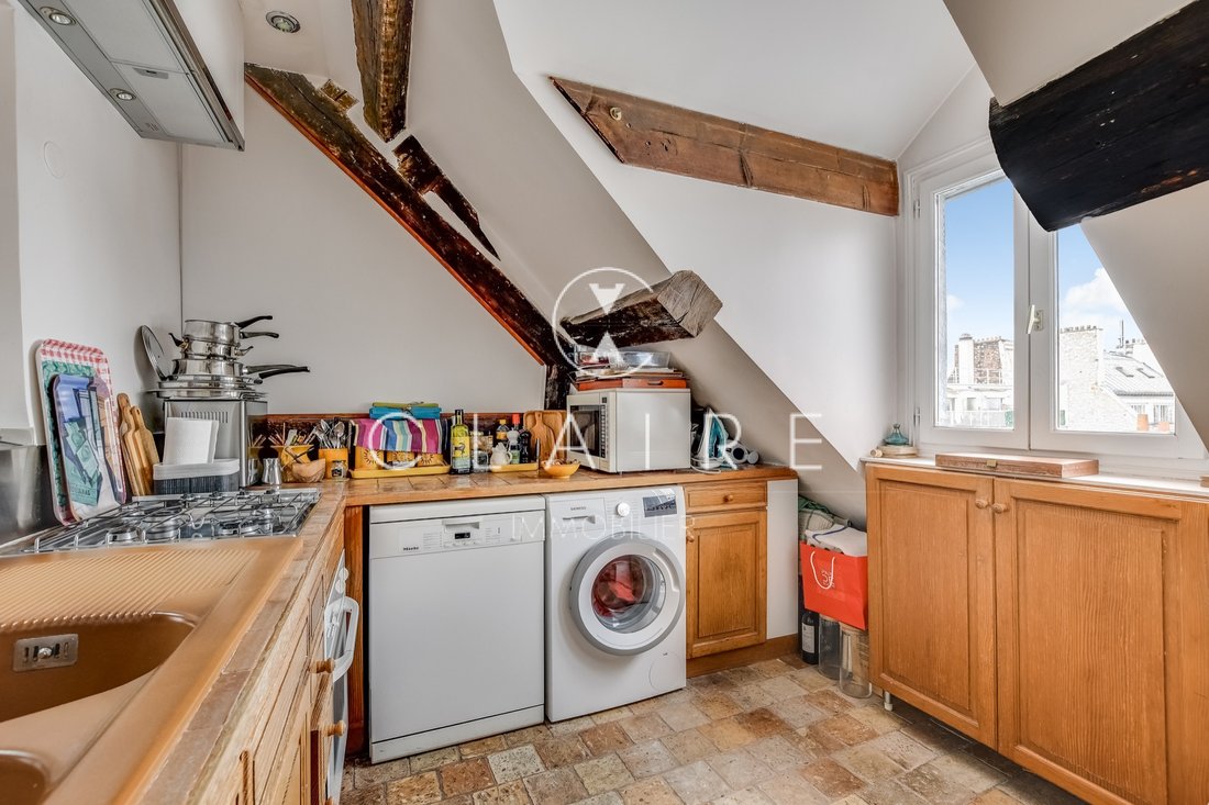 Penthouse in Clignancourt-Jules Joffrin, Paris 18e Arrondissement, Paris 3 - 18013813