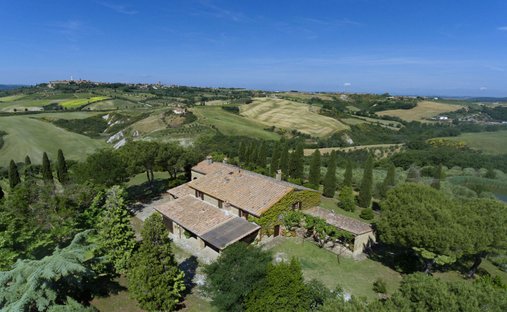 Casa di campagna a Pienza, Toscana, Italia 1