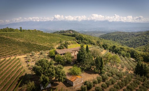 Casa di campagna a Gaiole in Chianti, Toscana, Italia 1