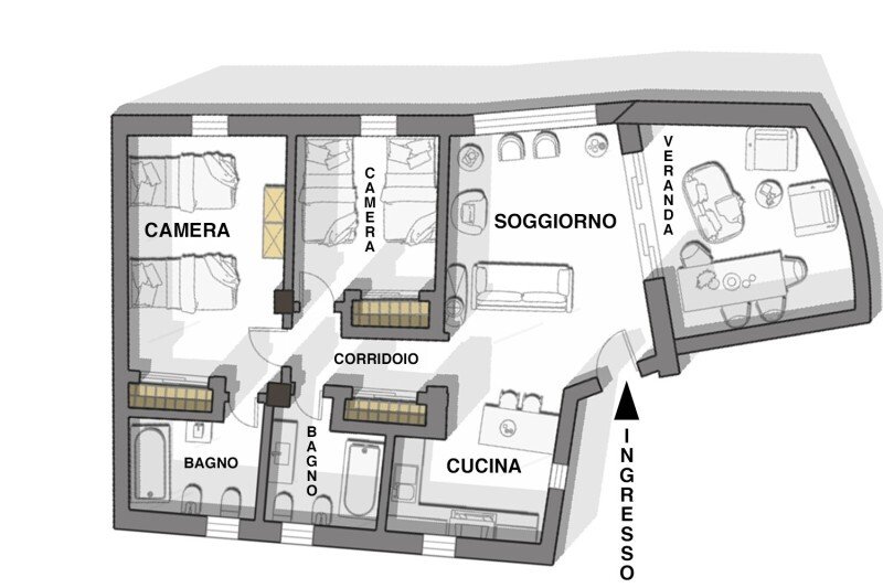 Apartment in Marina di Porto Cervo, Porto Cervo, Italy 2 - 18022545