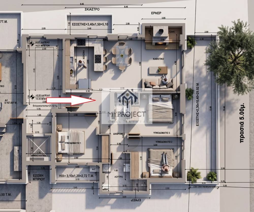 Apartment in Chalandri, Attica, Greece 4 - 18031209