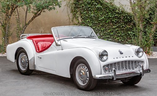 Triumph TR3 in Los angeles, ca 1