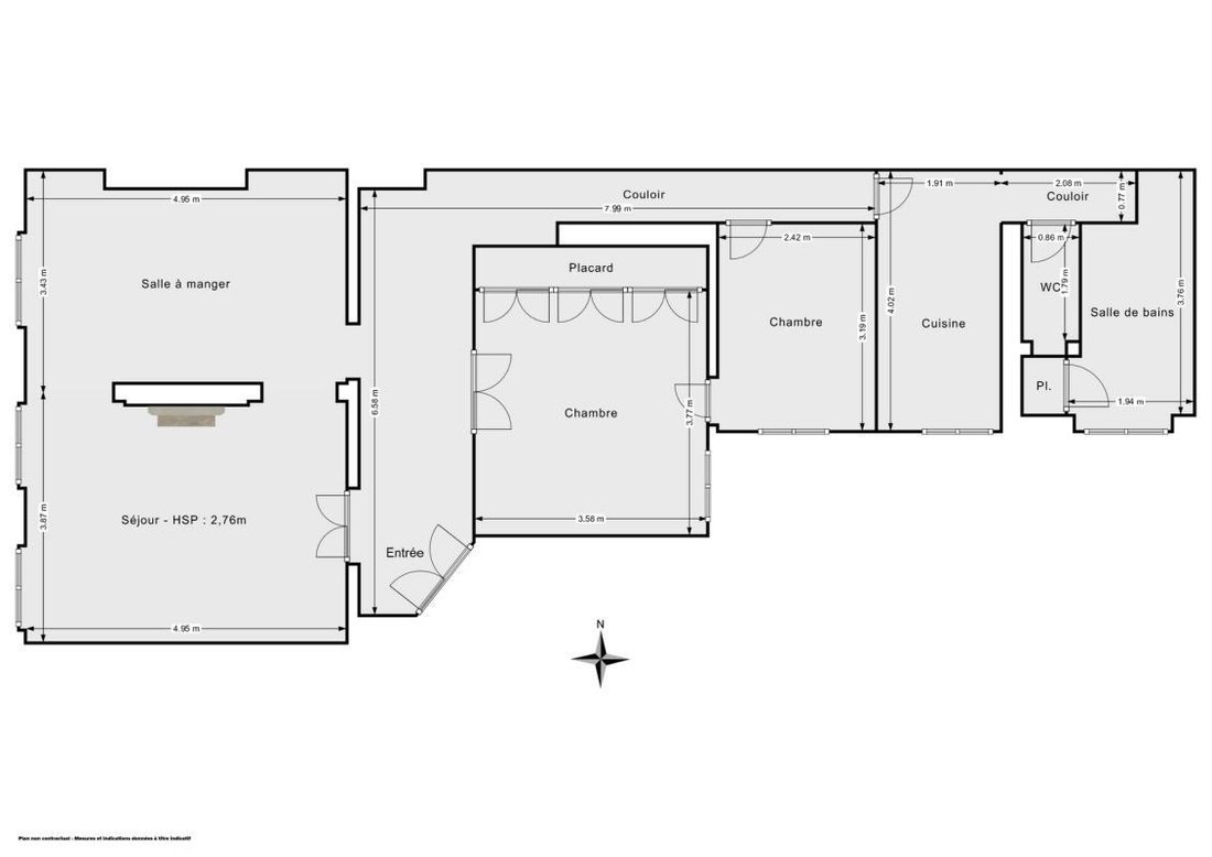 Apartment in Mairie, Paris 8e Arrondissement, Paris 3 - 18048747