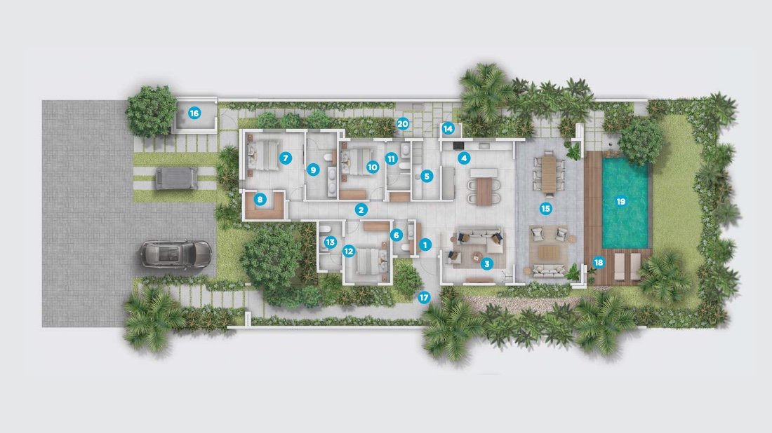 Villa in Roches Noires, Rivière du Rempart District, Mauritius 4 - 18039228