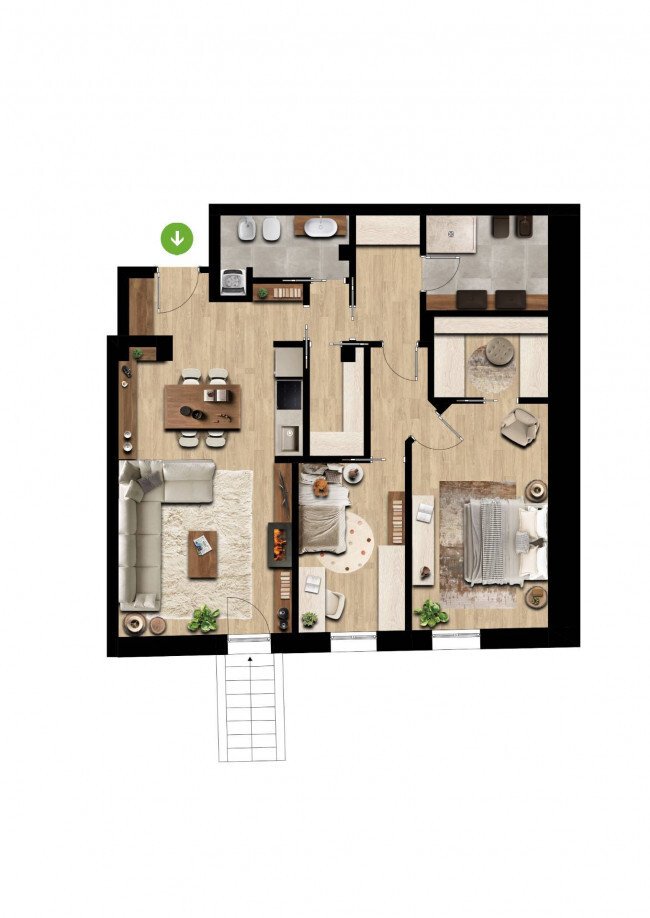 Apartment in Morgex, Aosta Valley / Vallée d'Aoste, Italy 1 - 18046692