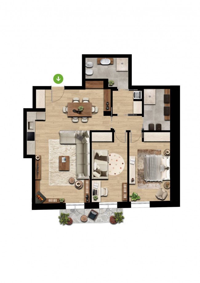 Apartment in Morgex, Aosta Valley / Vallée d'Aoste, Italy 1 - 18046694