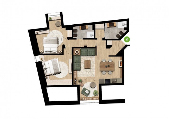 Apartment in Morgex, Aosta Valley / Vallée d'Aoste, Italy 1 - 18046696