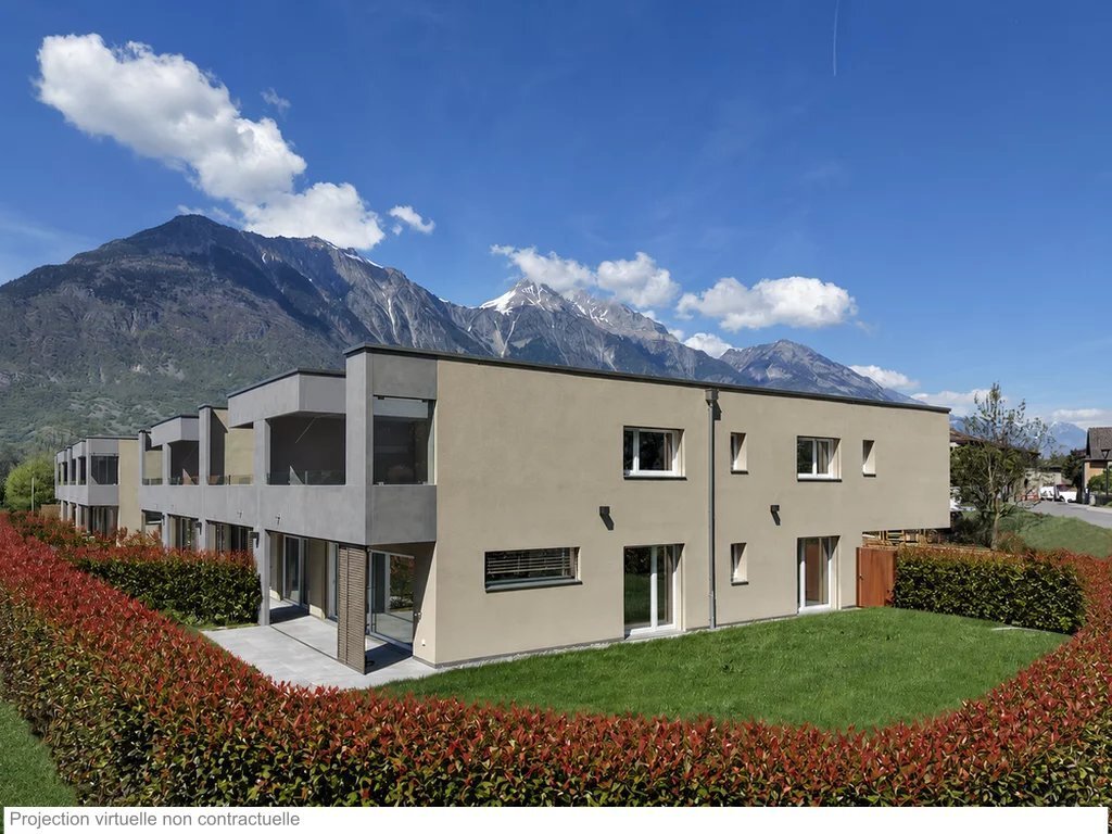 New 3.5 Room Attic Minergie View Martigny