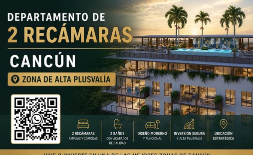 Apartamento en Cancún, Quintana Roo, México 1