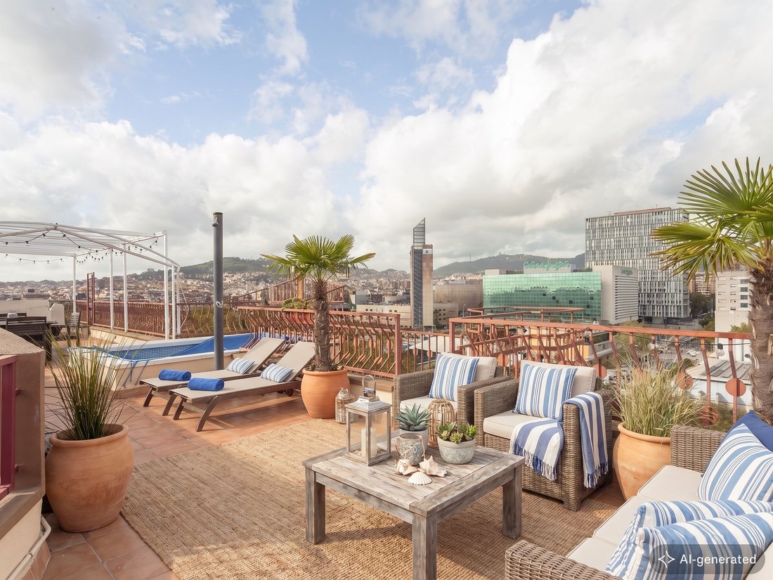 Penthouse in Sant Andreu de Palomar, Barcelona, Spain 3 - 18040504