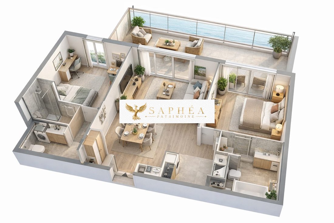 Wohnung in Marseille, Provence-Alpes-Côte d'Azur, Frankreich 2 - 17508292