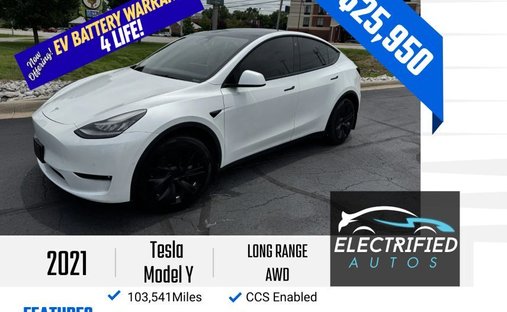 2021 Tesla Model Y Long Range Sport Utility 4D in Joplin, MO, United States 1