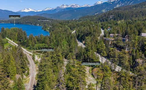 Land in Whistler, Britisch-Kolumbien, Kanada 1