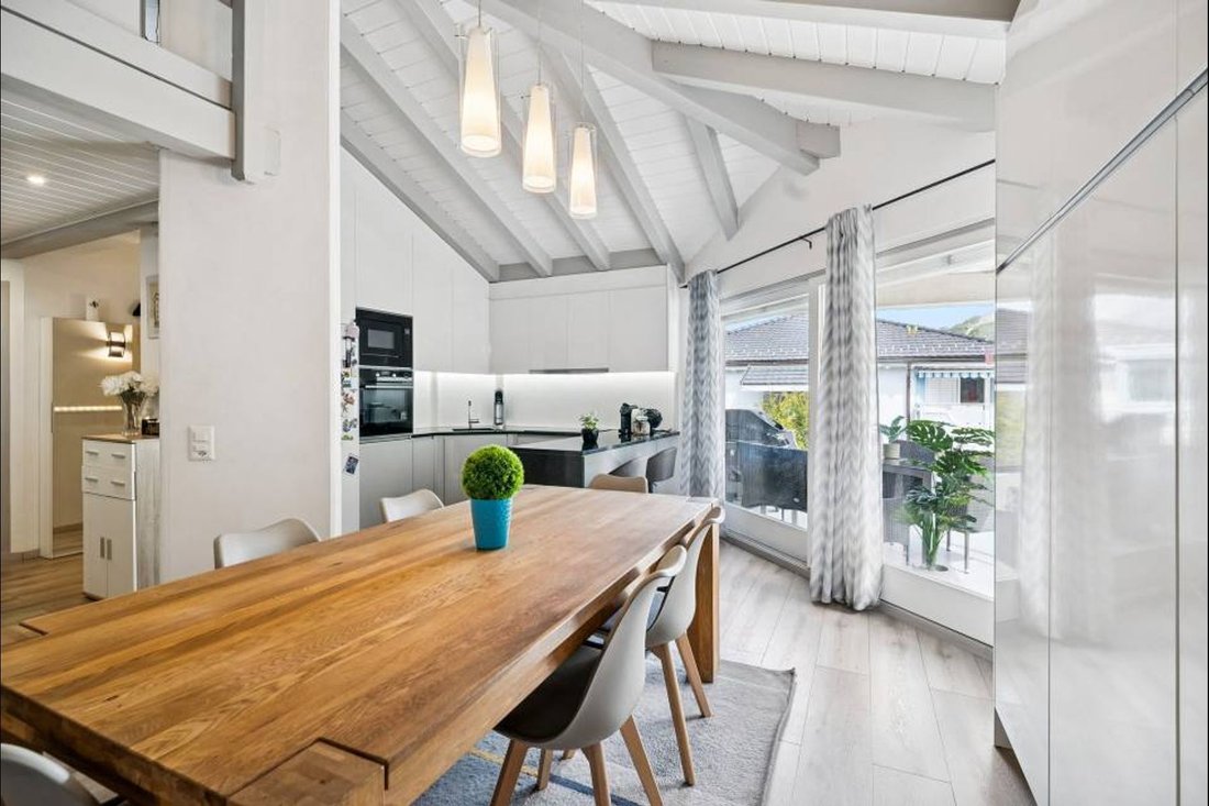 Charming Renovated 4.5 Room Apartment With Mezzanine And Private Garden