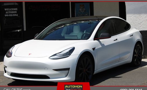 2020 Tesla Model 3 Performance Sedan 4D in Fontana, CA, United States 1