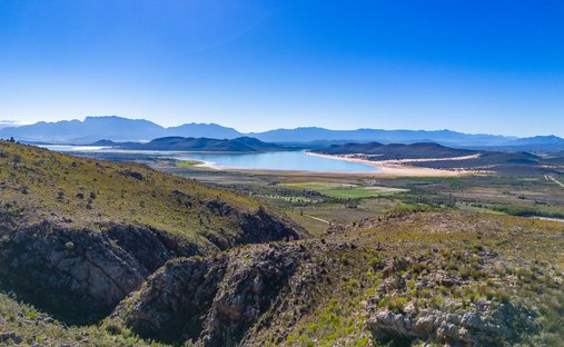 Corps de ferme en Franschhoek, Overberg District Municipality, Afrique du Sud 1