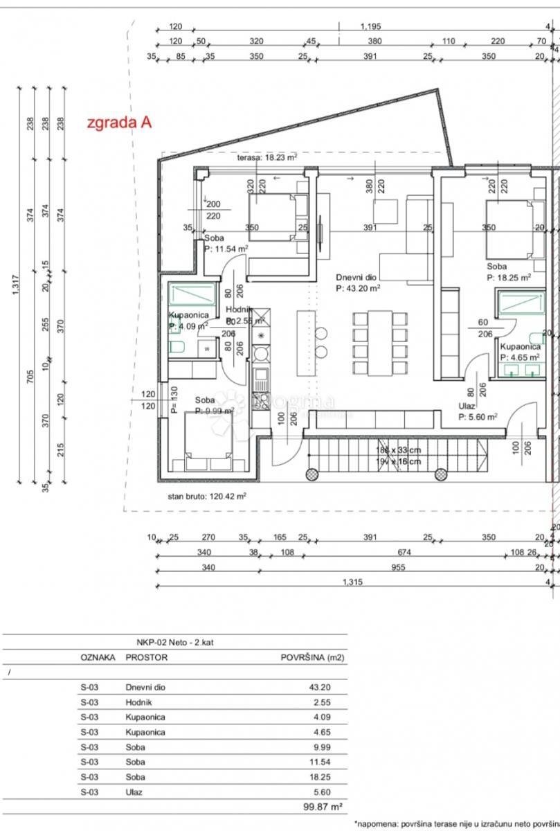 Apartment in Stara Baska, Primorje-Gorski Kotar County, Croatia 2 - 18076713