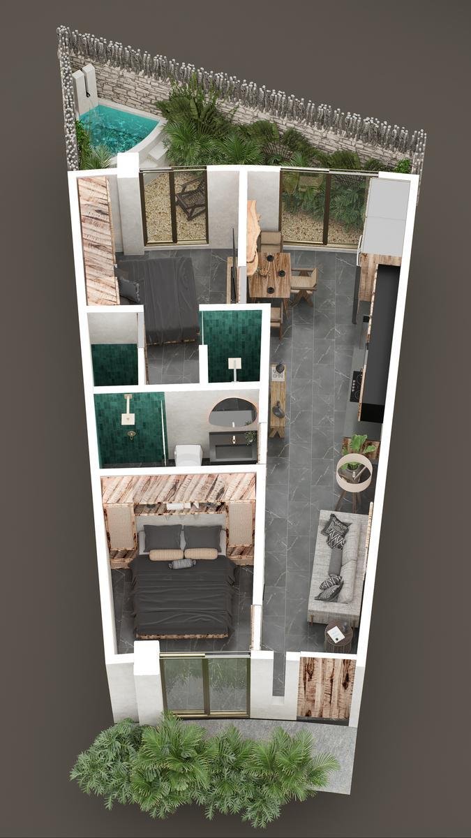 Wohnung in Tulum, Quintana Roo, Mexiko 4 - 18073299